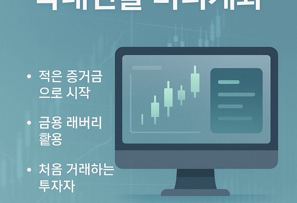 소액으로 시작하는 국내선물 미니계좌 개념 설명 인포그래픽